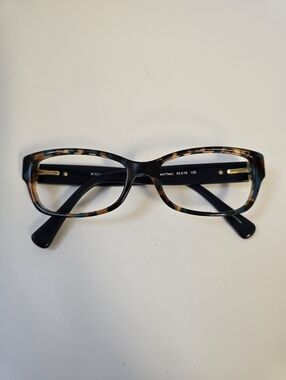 Coach Eyeglasses (Frame Only). HC6078 - 5337 Teal Confetti Tortoise. 52-16